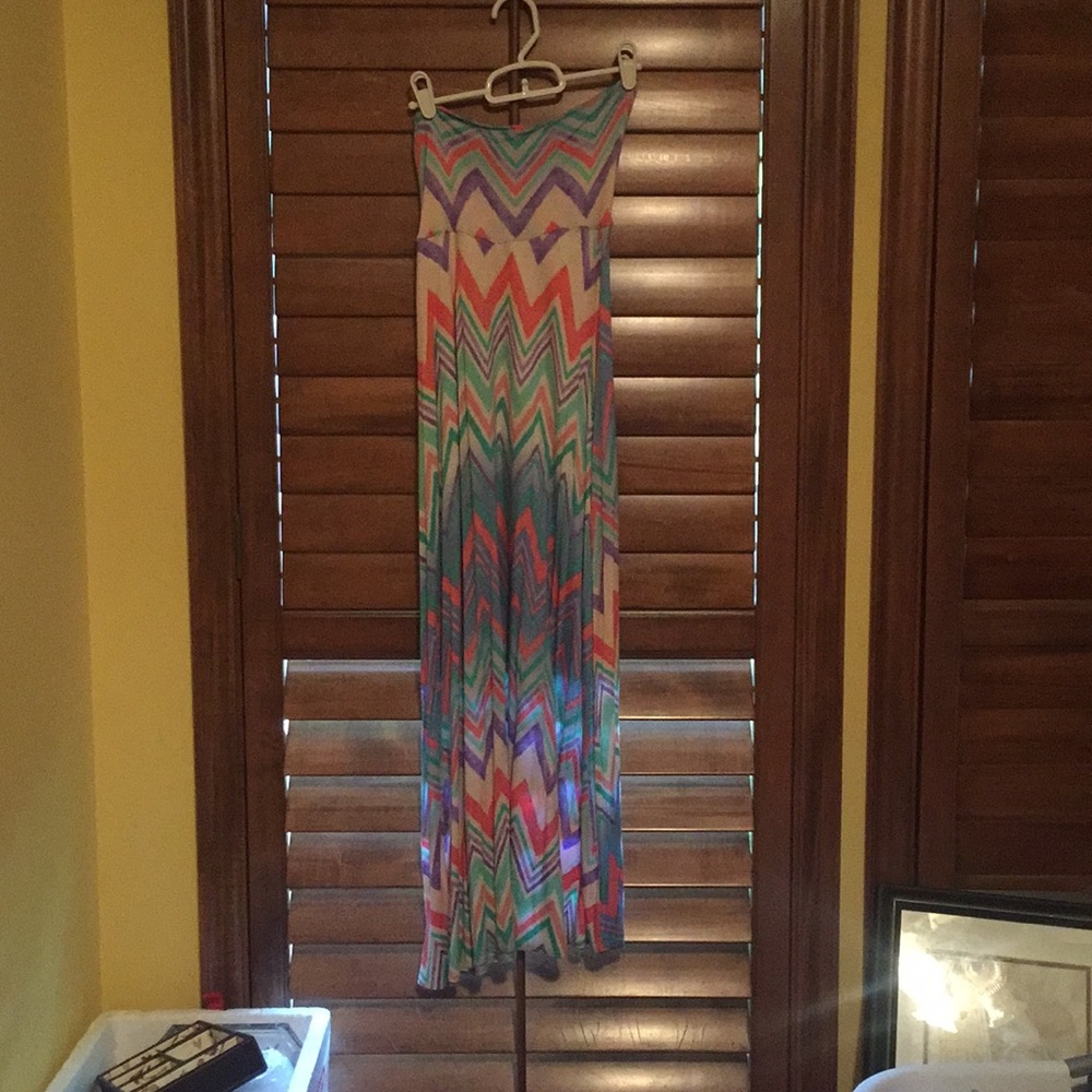 Muticolored Chevron Maxi